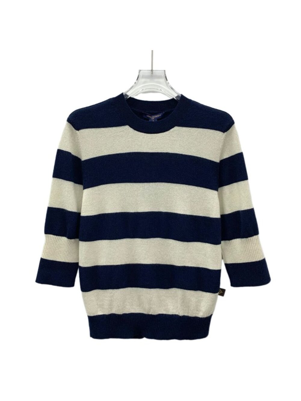 Louis Vuitton 23 Nautical Collection Striped Cashmere Crew Neck Knit Sweater